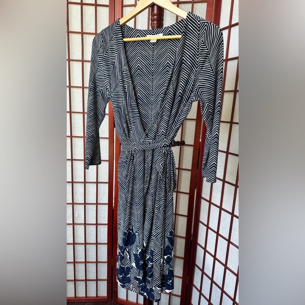 Motherhood wrap dress